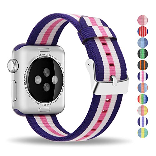 Product Cover Pantheon Compatible Apple Watch Band 42mm 44mm Nylon - Compatible iWatch Bands/Strap for Women or Men Fits Series 4 3 2 1