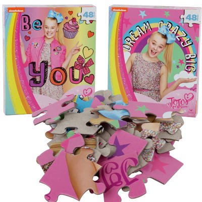 Product Cover Jojo Siwa Nickelodeon Dream Crazy Big 48pc Puzzle-Set of 2