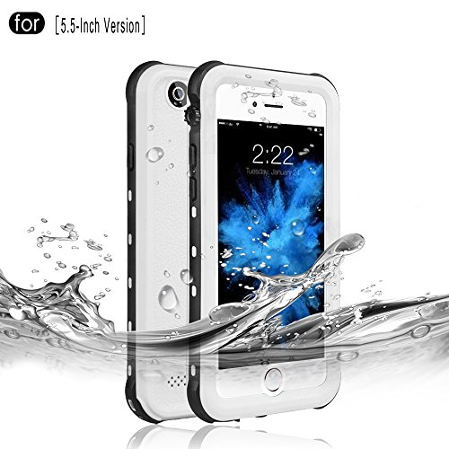 Product Cover iPhone 6 Plus/6s Plus Waterproof Case, Full Sealed Underwater Protective Cover Shockproof Snowproof Dirtproof for Outdoor Sports
