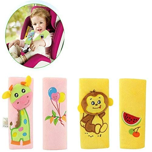 Product Cover Infant and Baby Car Seat Strap Covers,Stroller Belt Covers,Head Support, Shoulder Pads