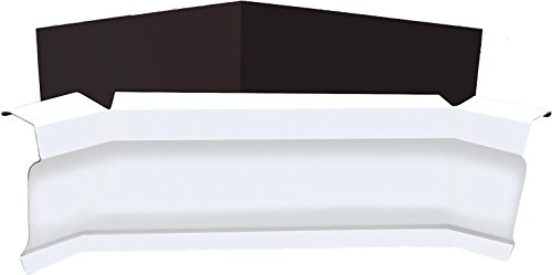 Product Cover Extreme Mitre 5-Inch Aluminum Inside Miter, Gutter Corner, Mitre, White