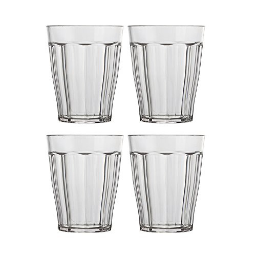Product Cover Rhapsody 8-Ounce Faceted Plastic Juice Tumblers | Set of 8 Clear