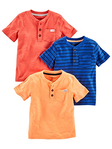 Product Cover Simple Joys by Carter's Toddler Boys' 3-Pack Short-Sleeve Pocket Henley Tee Shirt