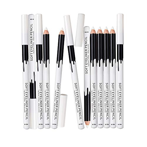 Product Cover Fashionwu 12pcs/pack Professional Highlighter Eye Liner Pen Soft Strokes Easy to Color Eyeshadow Pencil