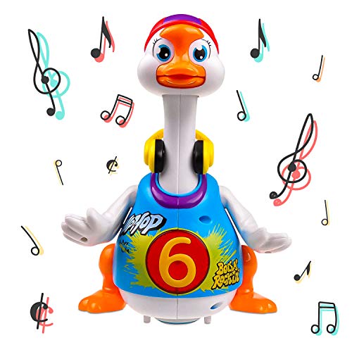 Product Cover Walking, Talking, Singing and Dancing Musical Hip Hop Goose TG656 - Cool Dancing Toy for Boys and Girls Kids or Toddlers - Gift for 1 2 3 4 5 Year Old Boy or Girl by ThinkGizmos (Trademark Protected)