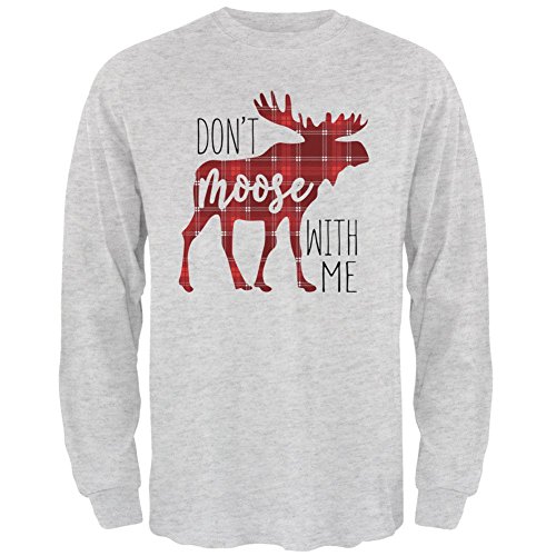 Product Cover Old Glory Autumn Don't Moose with Me Mens Long Sleeve T Shirt