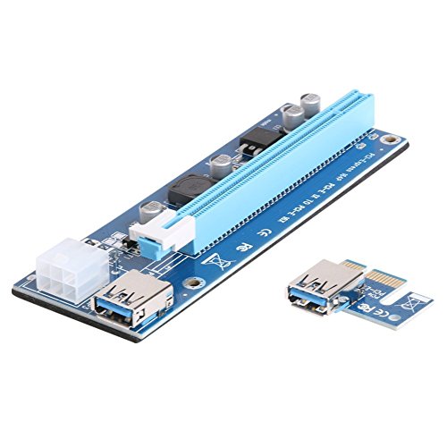 Product Cover SYNTRONIC Riser Card Pci-E 16X to 1X Adapter Usb3.0 USB 3.0 Riser Card Adapter Cable