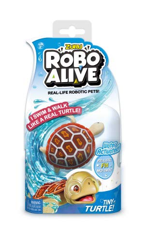 Product Cover New Zuru Robo Alive Little Fish Collection Real-Life Robotic Pets - Water Activated LITTLE CLOWNFISH - Swims like a Real Fish an