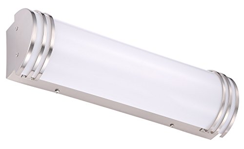 Product Cover Cloudy Bay LED Bath Vanity Light 24-inch 4000K NaturalWhite,Dimmable 24W,Brushed Nickel