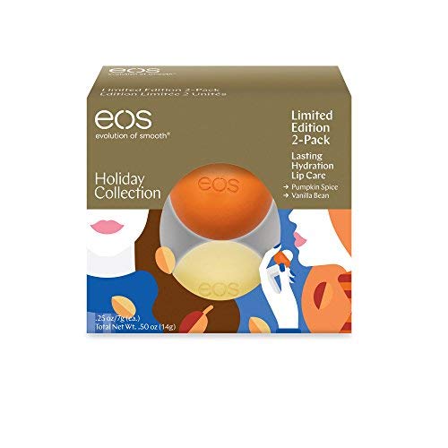 Product Cover EOS Lip Balm 2 Piece Limited Edition Set,Vanilla Bean/Pumpkin Spice
