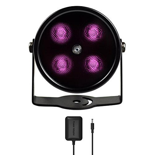 Product Cover Tendelux 80ft IR Illuminator | AI4 No Hot Spot Wide Angle Infrared Light for Security Camera (w/Power Adapter)