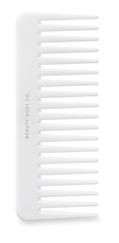 Product Cover Beauty Dust Co Detangling Shower Comb - Gently Detangles. Helps reduce breakage, fraying and split ends. Wide tooth comb is gentle on the scalp.