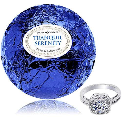 Product Cover Bath Bomb With Surprise Size Ring Inside Tranquil Serenity Extra Large 10 Oz. Made In Usa