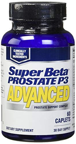Product Cover Super Beta Prostate P3 Advanced Prostate Supplement for Men - Reduce Bathroom Trips, Promote Sleep, Support Urinary Health & Bladder Emptying. Beta-Sitosterol, not Saw Palmetto. (60 Caplets, 1-Pack)