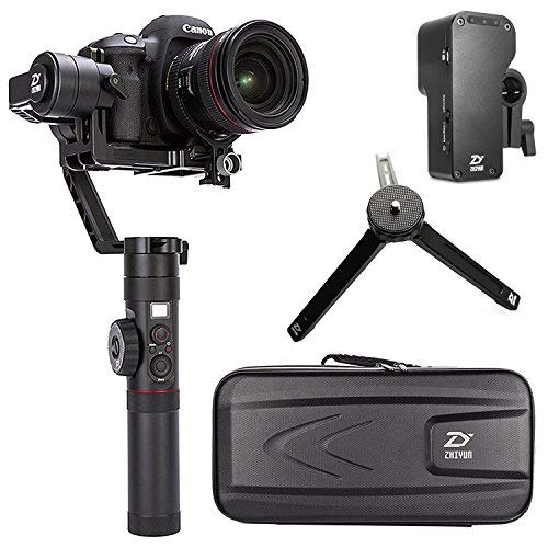 Product Cover Zhiyun Crane 2 2017 Newest ver(with Follow Focus) 3 axis Handheld Gimbal Follow Focus 3.2kg Payload OLED Display for Canon 5D2, 5D3, 5D4, GH3, GH4, Nikon Sony DSLR Camera