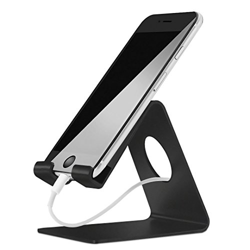 Product Cover ELV 4mm Thickness Aluminum mobile Stand (3.5 - 8 inches) - Black
