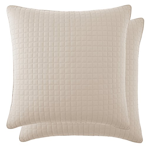 Product Cover Southshore Fine Linens - VILANO Springs - Pair of Quilted Pillow Sham Covers (No Inserts), 26
