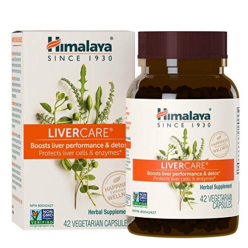 Product Cover Himalaya LiverCare/Liv. 52 for Liver Cleanse and Liver Detox 375 mg, 42 Capsules