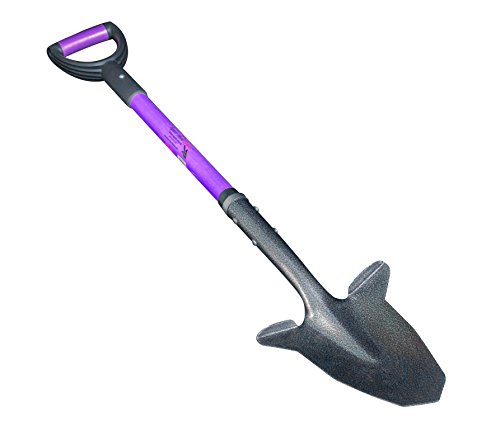 Product Cover Spear Head Spade - Reinforced Fiberglass Gardening Shovel with Cushioned D Grip - Award Winning Shovel - Model SHFD3 Lavender