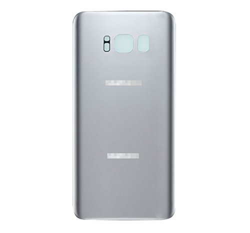 Product Cover Samsung Galaxy S8+ Plus G955 Back Glass Battery Cover Rear Door Replacement USA (Silver)