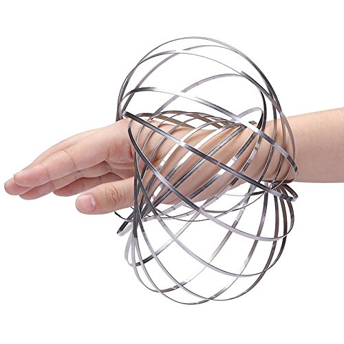 Product Cover DE Kinetic Educational Spring Toy - Multi Sensory Interactive 3D Shaped Flow Ring