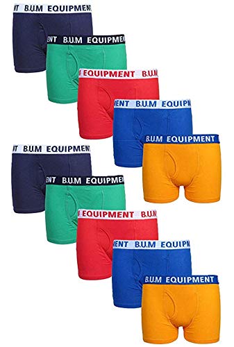Product Cover B.U.M. Equipment Boys 10 Pack Solid Boxer Briefs Underwear