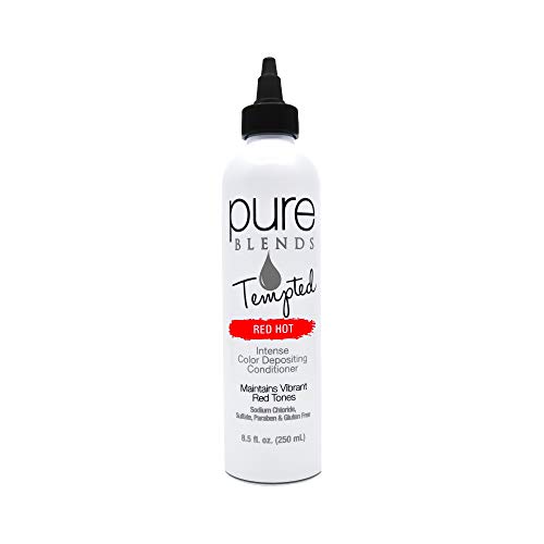 Product Cover Pure Blends Tempted Intense Color Depositing Conditioner - Red Hot (Vibrant Red Tones) 8.5 Ounce
