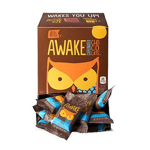 Product Cover Awake Caffeinated Chocolate Energy Bites, Milk Chocolate, 50 Count