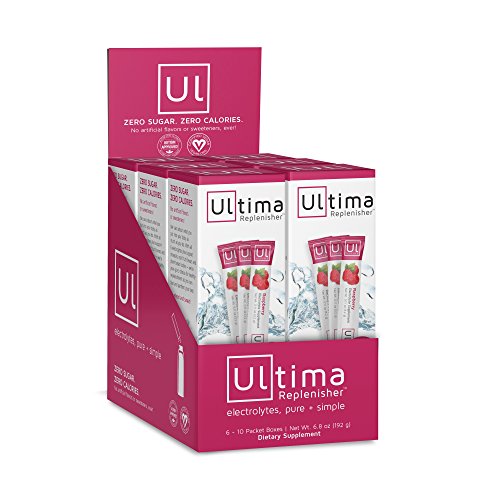 Product Cover Ultima Hydrating Electrolyte Powder, Raspberry, 60 Count Stickpacks