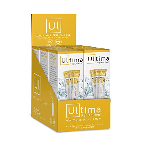 Product Cover Ultima Hydrating Electrolyte Powder, Lemonade, 60 Count Stickpacks