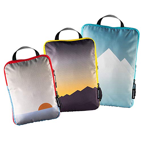 Product Cover Well Traveled - 3pc Compression Packing Cubes for Travel - Luggage Organizer, Suitcase Organizer & Backpack Organizer with Space Saver Travel Bags for Packing Clothes, Travel Gear & Travel Accessories