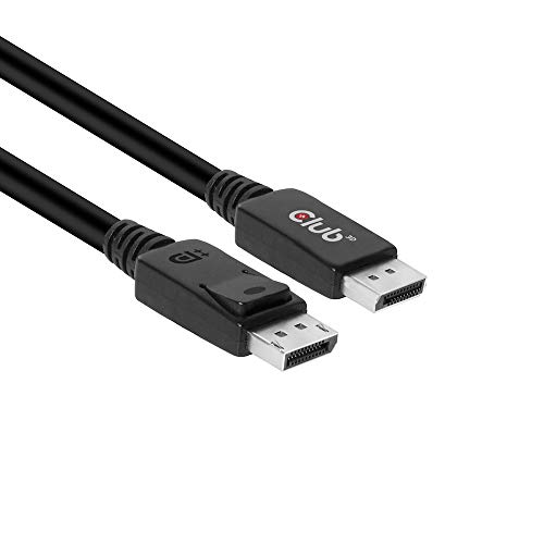 Product Cover Club3D VESA Certified CAC-2068 DisplayPort to DisplayPort 1.4/Hbr3 Cable DP 1.4 8K 60Hz 2M/6.56ft, Black
