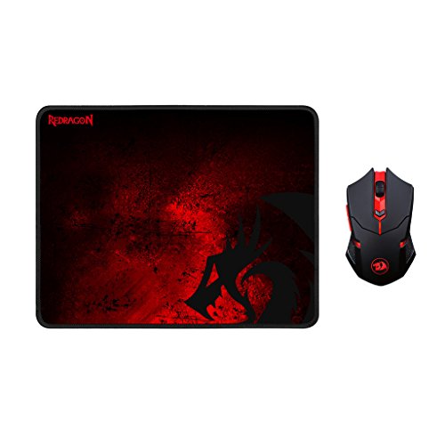 Ergonomic MMO... Redragon M601-WL-BA Wireless Gaming Mouse and Pad Combo 