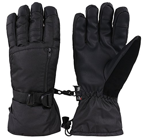 Product Cover Livingston Men's Waterproof Thinsulate Insulation Ski Gloves with Zipper Pocket