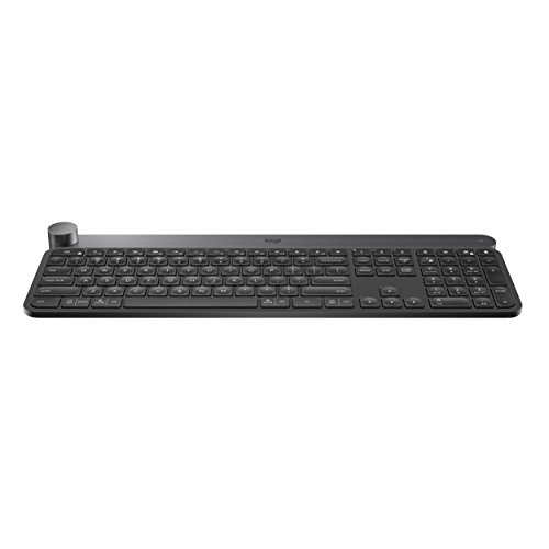 Product Cover Logitech Craft Advanced Wireless Keyboard with Creative Input Dial and Backlit Keys, Dark grey and aluminum