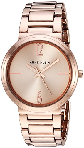 Product Cover Anne Klein Women's AK/3168RGRG Rose Gold-Tone Bracelet Watch