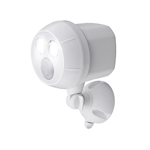 Product Cover Mr. Beams MB380, 400 Lumen Version, Weatherproof Wireless Battery Powered Led Ultra Bright Spotlight with Motion Sensor, 1-Pack, White