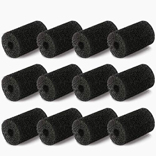 Product Cover for Polaris Pool Cleaner Parts, MiMoo 12 Pack Sweep Hose Tail Scrubbers for Sweep Pool Cleaner Fits Polaris 180 280 360 380 480 3900, Polaris Pool Cleaner Backup Filter Parts