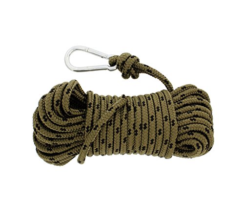 Product Cover Redneck Convent Nylon Braided Rope & Carabiner 3/8