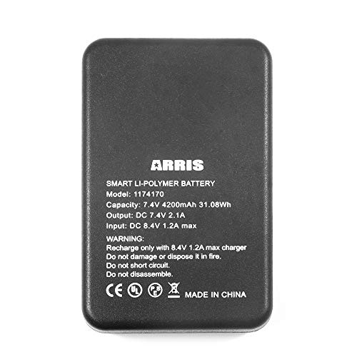 Product Cover 7.4V 4200Mah Rechargeable Battery for ARRIS Heating Waist Belt or Heated Knee Wrap