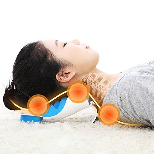 Product Cover Neck and Shoulder Relaxer Neck Pain Relief and Support Device Shoulder Relaxer Massage Traction Pillow