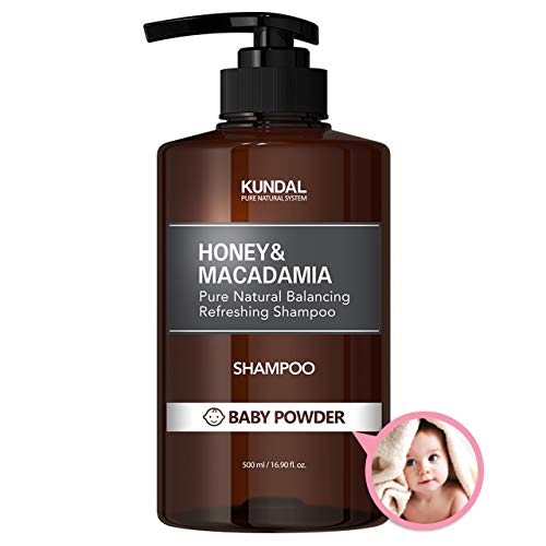 Product Cover KUNDAL HONEY&MACADAMIA Pure Natural Balancing Refreshing(Baby Powder) Shampoo 500ml