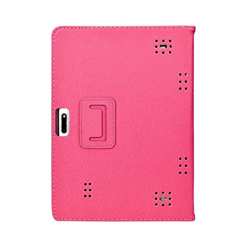 Product Cover Transwon Case Compatible with Lectrus 10.1 Inch Android Tablet, TenYiDe 10.1, Victbing Tablet 10 Inch, BATAI 10, Winsing 10, BENEVE 10.1, Wecool 10.1, Yuntab K17 - Pink