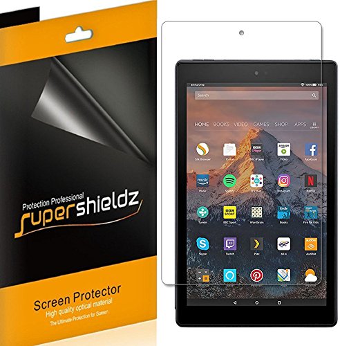 Product Cover Supershieldz (3 Pack) Anti Glare and Anti Fingerprint (Matte) Screen Protector for All New Fire HD 10 Tablet 10.1 inch (9th Generation 2019 Release and 7th Generation 2017 Release)