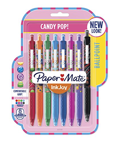 Product Cover Paper Mate InkJoy 300RT Ballpoint Pens, Medium Point, Candy Pop Colors, 8 Count