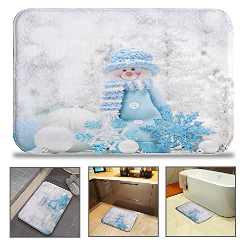 Product Cover QIYI Bath Mat Rug Super Soft Non-Slip Machine Washable Quickly Drying Office Floors Mats Kitchen Dining Living Bathroom Tub Rugs 16