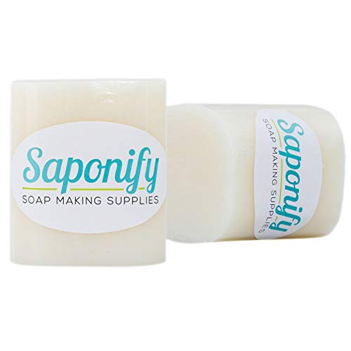Product Cover 2LB Goat's Milk Melt and Pour Soap Base | Make Your Own Gentle Detergent-Free Glycerine Soaps with Professional Grade Base by Saponify