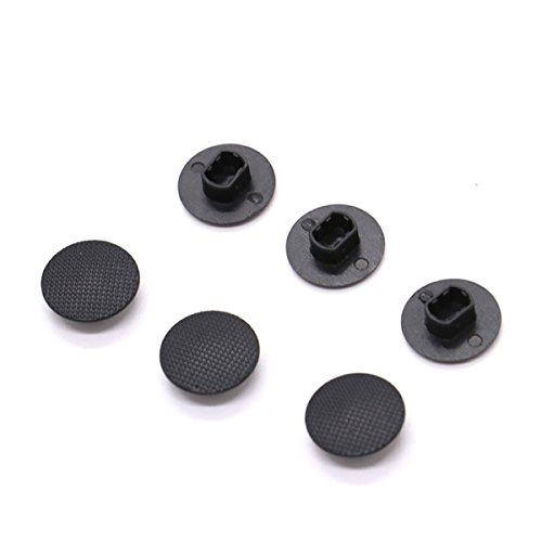 Product Cover Pomeat 6 Pack Black Analog Joystick Stick Cap Cover Button for Sony PSP 1000