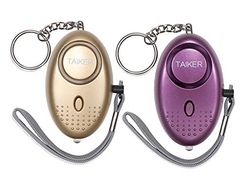 Product Cover Personal Alarm for Women 140DB Emergency Self-Defense Security Alarm Keychain with LED Light for Women Kids and Elders-2 Pack