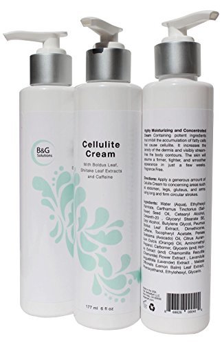 Product Cover Cellulite Cream, Skin Firming, Fat Burner, Anti Cellulite Cream By Begamart - Firmer And Tighter Skin, Combats Accelerated Aging Of The Skin, Boldus, Shiitake Leaves Vitamin E Rich 6 Oz.